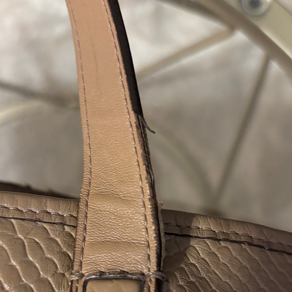 Coach Tan Textured Tote Bag - Picture 15 of 15